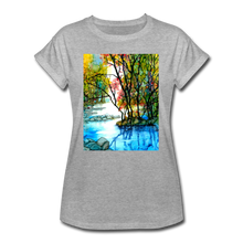Load image into Gallery viewer, Women&#39;s Relaxed Fit Art T-Shirt - heather gray