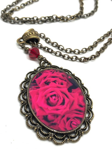 Scarlet Rose Necklace