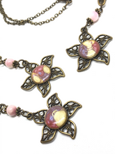 Load image into Gallery viewer, Funky Florals Earring and Necklace Set