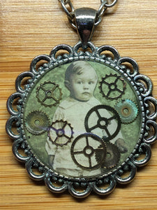 Steampunk Baby Pendant