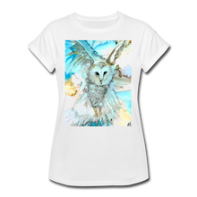 Load image into Gallery viewer, Women&#39;s Relaxed Fit Art T-Shirt - white