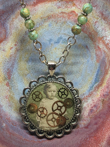 Steampunk Baby Pendant