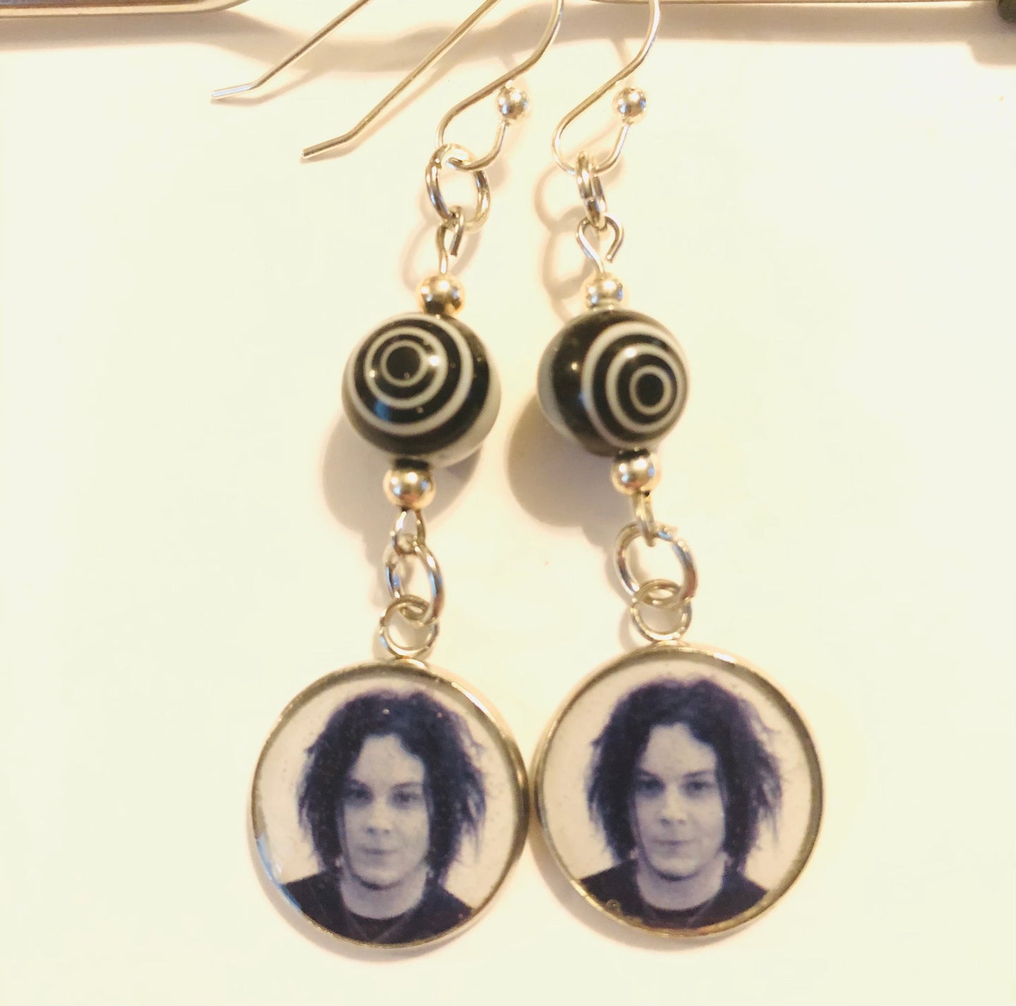 Charming Tribute to Jack White Earrings III