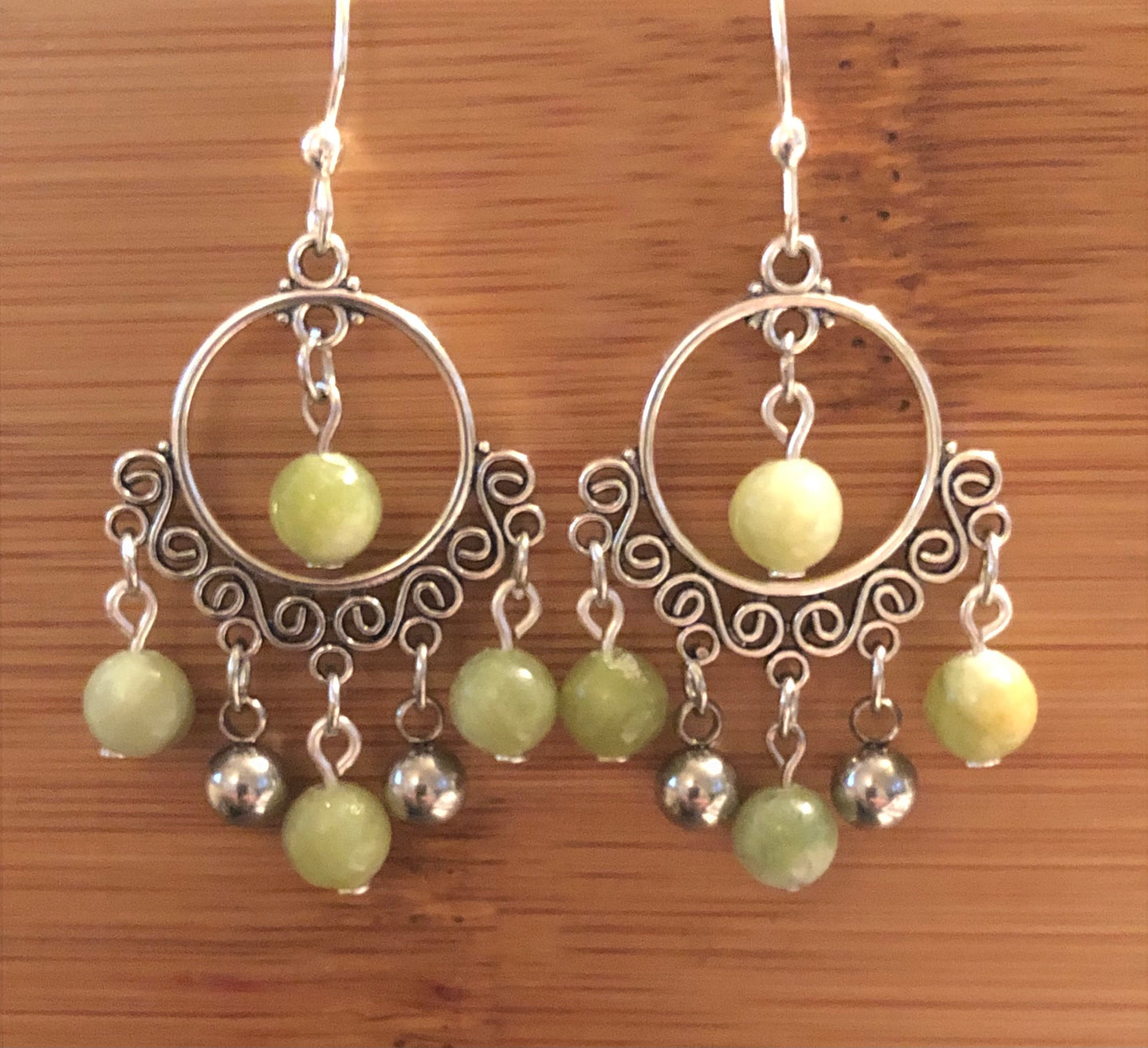 Jade Chandelier Earrings