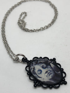 Mourning Statue Necklace