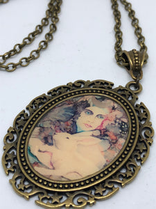 Venus Art Print Necklace