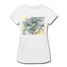 Load image into Gallery viewer, Women&#39;s Relaxed Fit Art T-Shirt - white