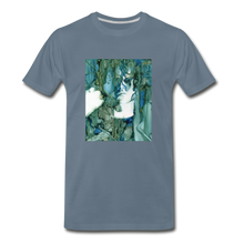 Load image into Gallery viewer, Lovely, Dark and Deep Mens Tee - steel blue