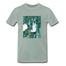 Load image into Gallery viewer, Lovely, Dark and Deep Mens Tee - steel green